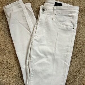 AG Adriano Goldschmied Women's Cream Skinny Jeans